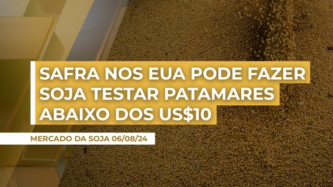 Consolidação de safra cheia nos EUA pode fazer soja em Chicago testar patamares abaixo dos US$10/bushel