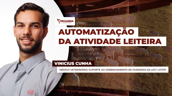 Sistemas automatizados na pecuária leiteira reduzem gargalo com falta de mão de obra e ajudam na gestão do rebanho.
