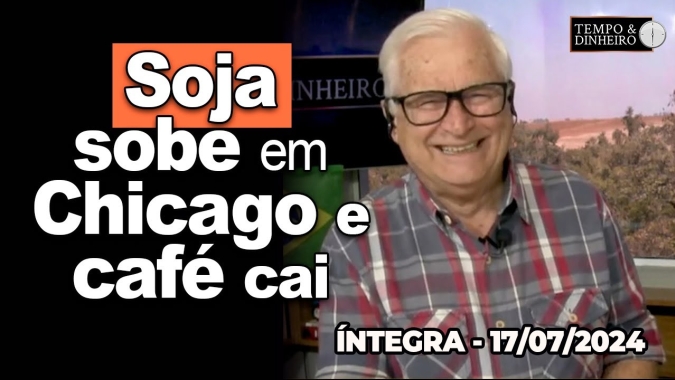 SOJA sobe em Chicago e café CAI com dólar em alta. Brasil fica mais seco e temperaturas mais quentes