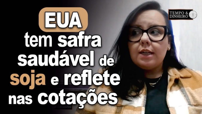 EUA tem safra saudável de soja e reflete nas cotações de Chicago, informa Carla Mendes
