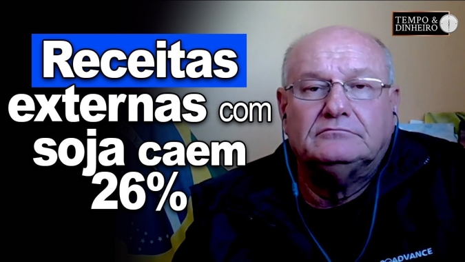 Após seguidos recordes, receitas externas com soja caem 26%, analisa Vlamir brandalizze