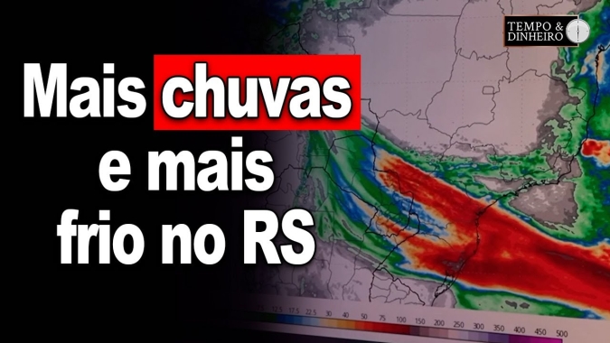 Ronaldo Coutinho mostra chuva e frio no Sul , parte do MS, Leste do Nordeste