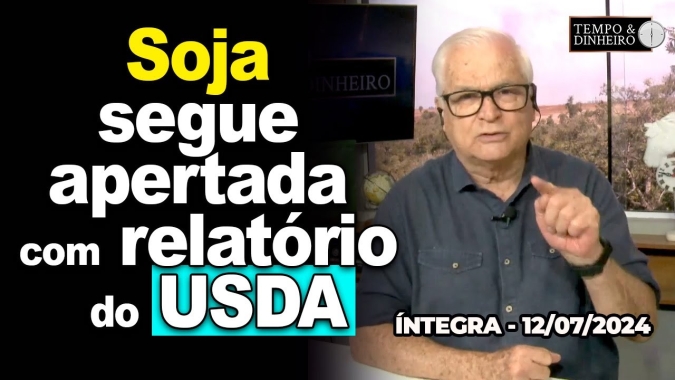 Soja segue apertada com relatório do USDA. Café renova máximas e arroz em boa semana