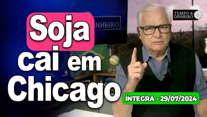 Soja cai em Chicago; Dólar sobe de olho nos juros dos EUA e Brasil. Tensão na Venezuela.