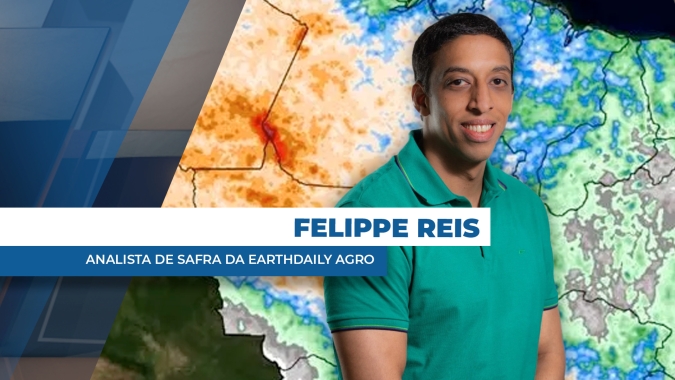 Frente fria traz chuva para o sul do país a partir de hoje