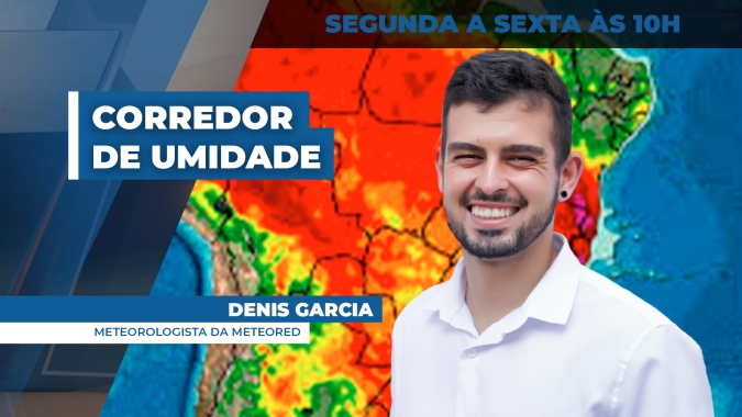 Corredor de umidade passa a prevalecer no Brasil Central a partir desta quinta