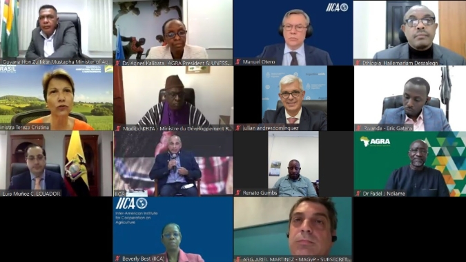 Ministros da Agricultura da África e da América implementam agenda comum com foco na inovação, na sustentabilidade ambiental e na rentabilidade dos agricultores familiares