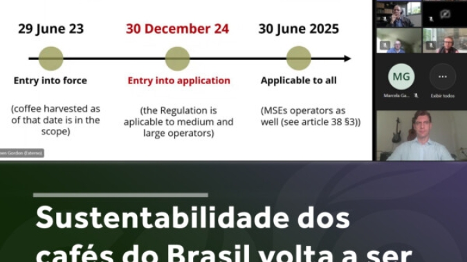 Sustentabilidade dos cafés do Brasil volta a ser promovida em evento europeu