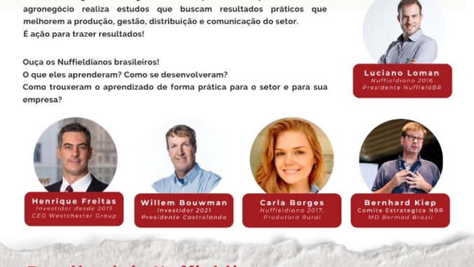 Rede Nuffield do Brasil promove seminário que apresenta pesquisas e experiências internacionais no agronegócio