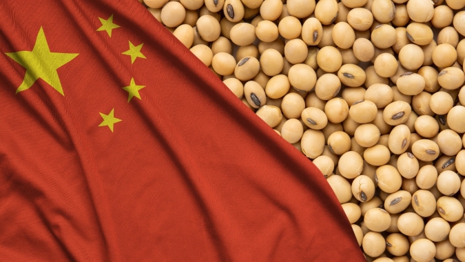 USDA informa nova venda de mais de 800 mil t de soja para China e demais destinos nesta 5ª