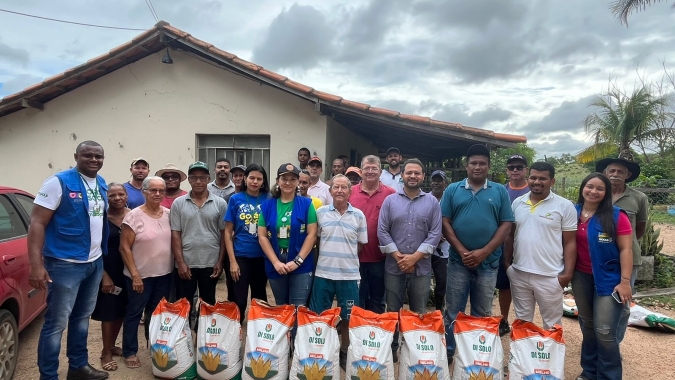 Governo de Goiás doa sementes de milho para agricultores do Norte e Nordeste do estado