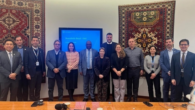 CNA se reúne com diretores da FAO em Roma