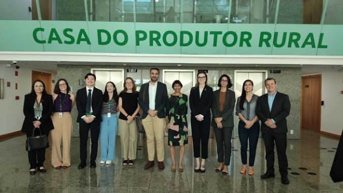 CNA recebe comitiva australiana para discutir desafios e oportunidades na agricultura sustentável