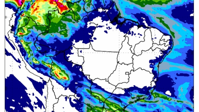 Frente fria traz chuvas para o Sul, enquanto centro do país mantém alerta de baixa umidade