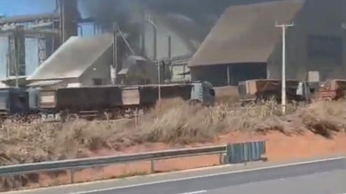 Armazém da Bunge em Sorriso/MT é atingido por incêndio de grandes proporções