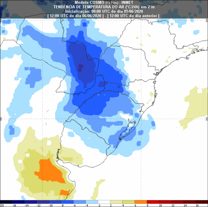 Massa de ar frio - Inmet - 0506