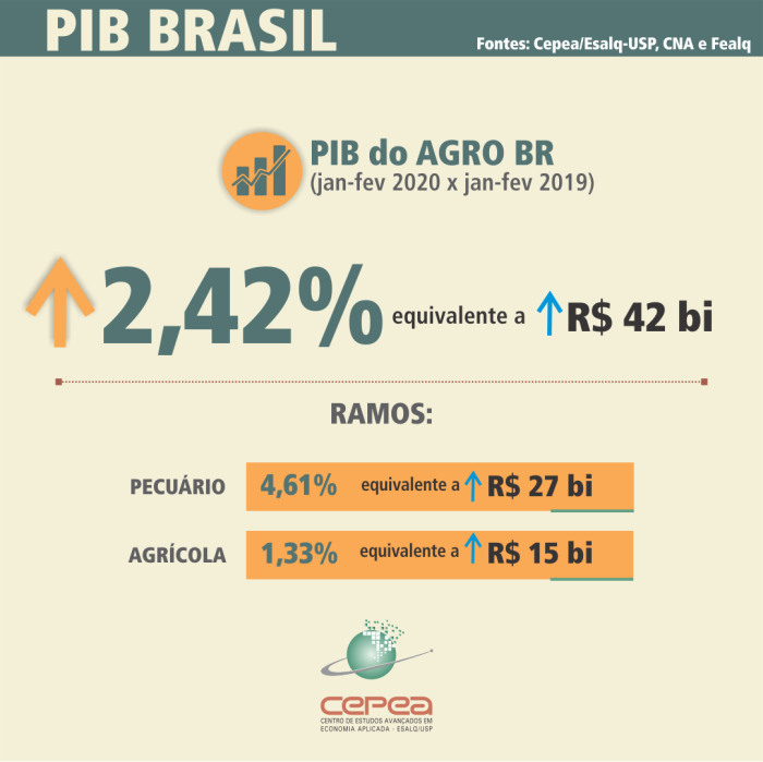 pib agro cepea maio 2020